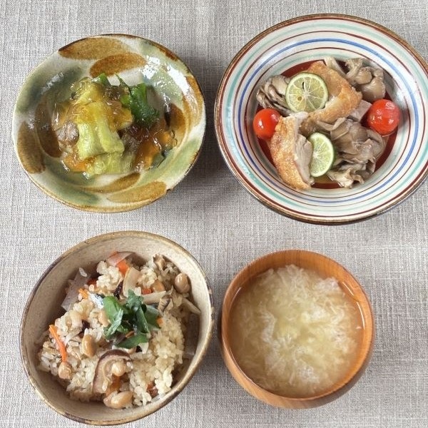 健康・時短！Let's だしを活かした和食