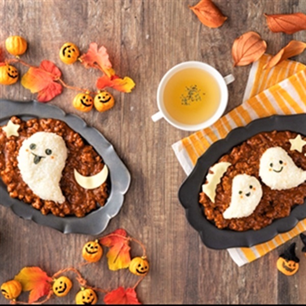 KAGOMEコラボレッスン　ハロウィン　ミートソースで簡単！キーマカレー