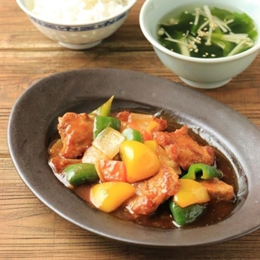 フライパンでつくる！甘酢あんが美味しい酢豚