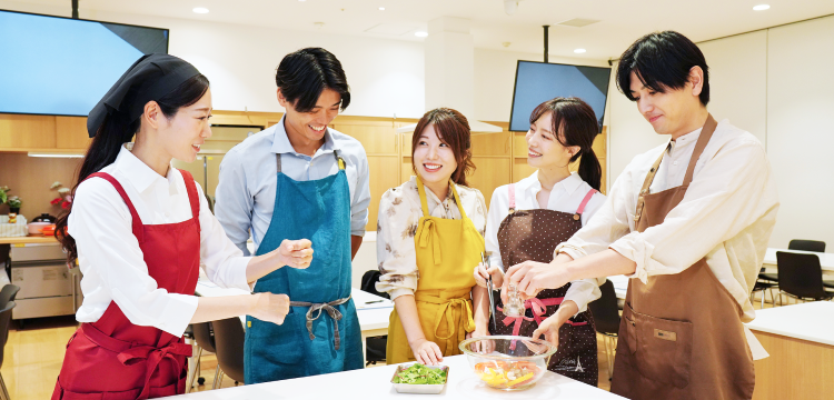 料理レッスンの様子